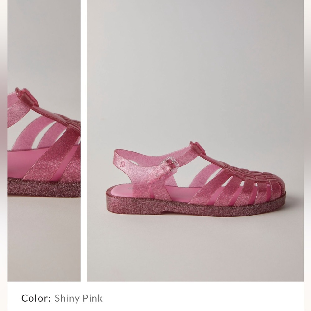 Melissa shiny pink possession sandals - Picture 3 of 3